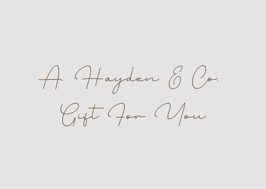 Hayden & Co. Gift Cards